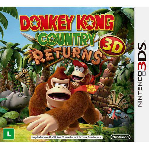 Tudo sobre 'Jogo Donkey Kong Country Return 3ds'