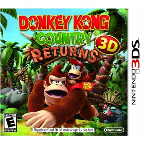 Jogo Donkey Kong Country Return 3Ds