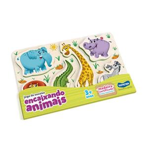 Jogo Encaixando Animais Savana - Toyster