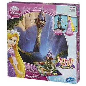 Jogo Enrolados Hasbro Rapunzel Princesas Disney com Tabuleiro Tridimensional