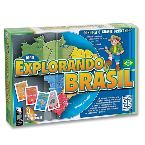 Jogo Explorando o Brasil Grow 01658
