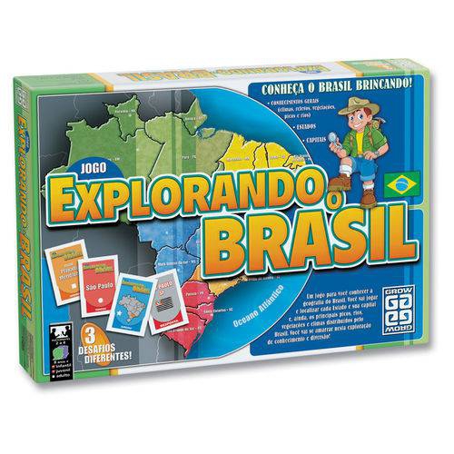 Jogo Explorando o Brasil Grow 1658