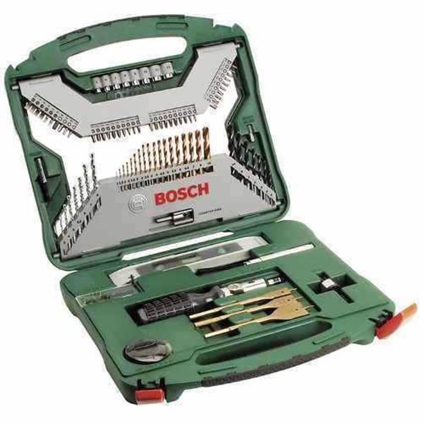 Jogo Ferramentas Brocas e Bits X-line Titânio 100 Pçs Bosch