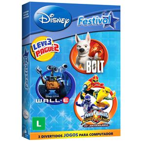 Tudo sobre 'Jogo Festival Disney C/ Disney Bolt, Wall-e e Power Ranger: Super Legends 15º Aniversário - PC'