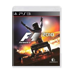 Jogo Formula 1 2010 PS3