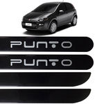 Jogo Friso Lateral Fiat Punto 2013 2014 2015 Preto Vesuvio