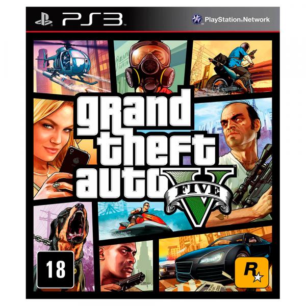 Jogo Game Grand Theft Auto V - PS3 Playstation 3 BJO-104 - Rockstar Games