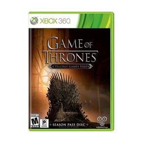 Jogo Game Of Thrones: a Telltale Games Series (Season Pass) - Xbox 360