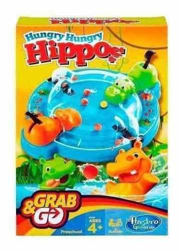 Jogo Grab e Go Hipopotamo Comilao - B1001 Hasbro