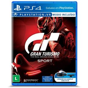 Jogo - Gran Turismo GT Sport PS4
