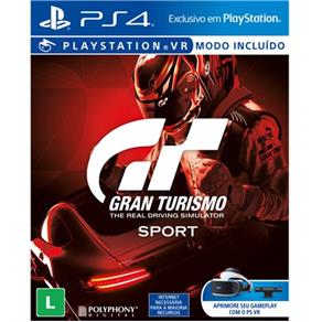 Jogo - Gran Turismo Sport PS4