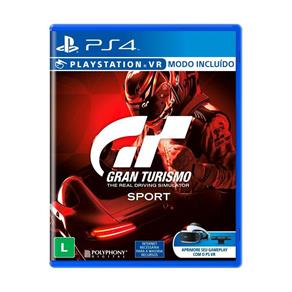 Jogo Gran Turismo Sport - PS4