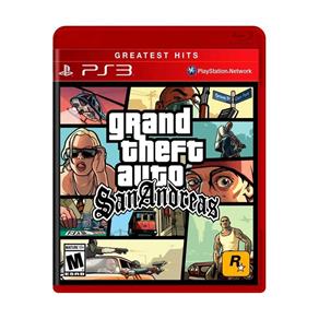Jogo Grand Theft Auto: San Andreas (GTA) - PS3