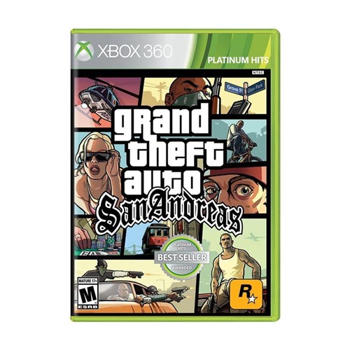 Jogo Grand Theft Auto: San Andreas - Xbox 360