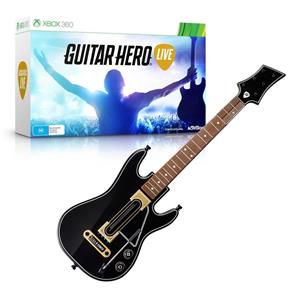 Jogo Guitar Hero Live Bundle com Guitarra Sem Fio - Xbox 360