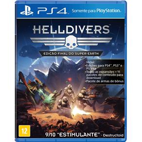 Jogo Helldivers: Edição Final do Super Earth - PS4