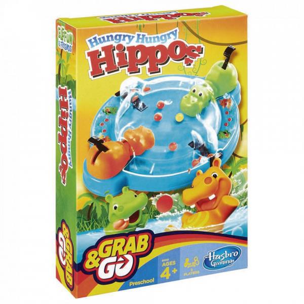 Jogo Hipopotamo Comilao Grab e Go, Hasbro, B1001 Hasbro