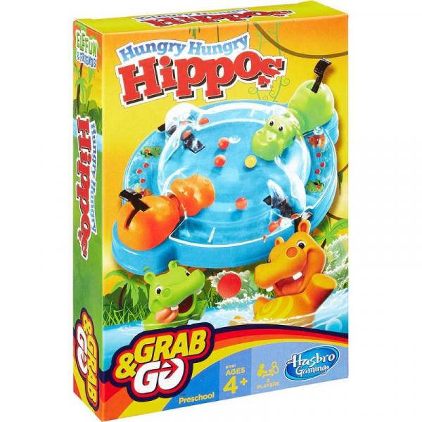 Jogo Hipopótamo Comilão Grab e Go - Hasbro