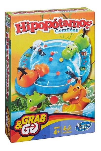 Jogo Hipopótamos Comilões Grab Go Hasbro