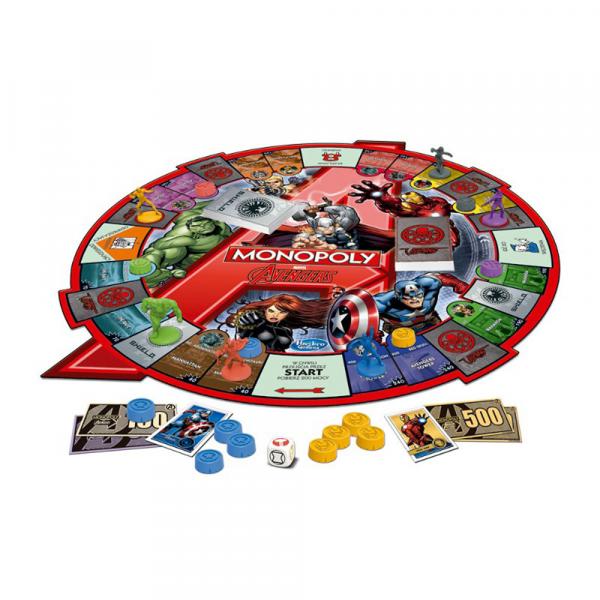 Jogo Infantil Monopoly Marvel Avengers B0323 - Hasbro - Hasbro