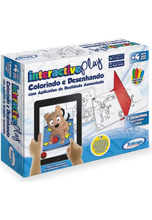 Jogo Interactive Play - Colorindo e Desenhando Xalingo