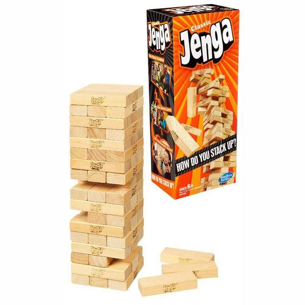 Jogo Jenga Clássico Madeira Hasbro