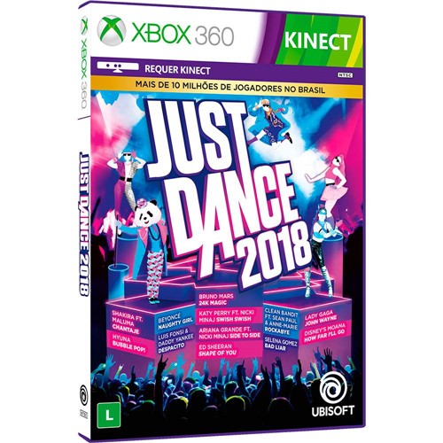 Jogo - Just Dance 2018 - Xbox 360