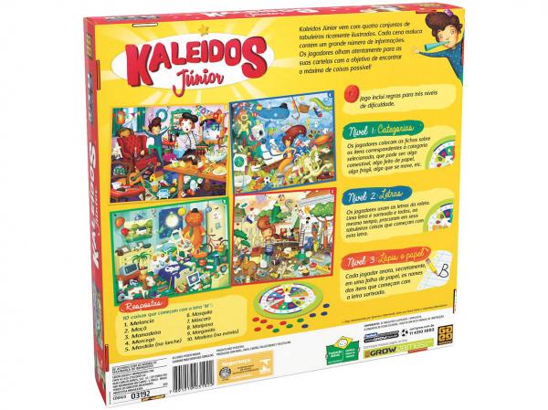 Jogo Kaleidos Júnior Tabuleiro - Grow