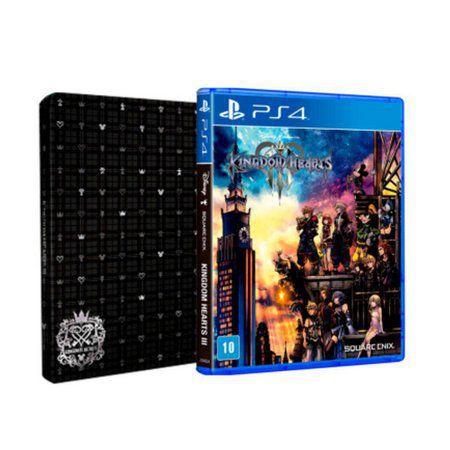 Jogo Kingdom Hearts III (Brinde Steelbook) - PS4 - Square Enix