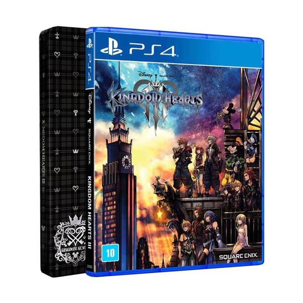 Jogo Kingdom Hearts III (Steelbook Edition) - PS4 - Square Enix