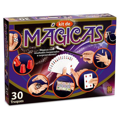 Jogo Kit de Mágicas com Acessórios 30 Truques - Grow 2525