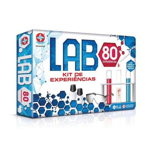Jogo Lab 80 Experiências - Kit de Experiências - Estrela