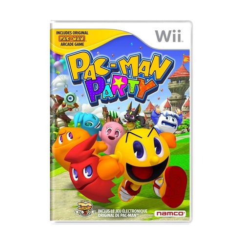 Jogo Lacrado Midia Fisica Pac Man Party Nintendo Wii
