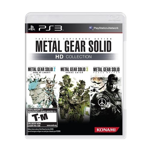 Jogo Metal Gear Solid Hd Collection - Ps3