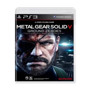 Jogo Metal Gear Solid V: Ground Zeroes - Ps3