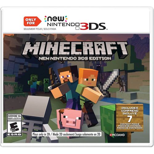 Jogo Minecraft New Nintendo 3ds Edition - Nintendo New 3ds