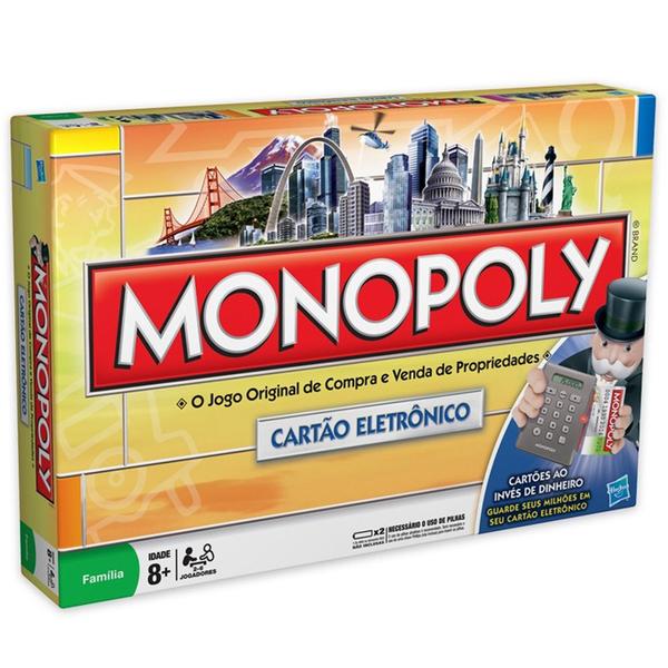 Jogo Monopoly Cartão Eletrônico - Hasbro - Hasbro