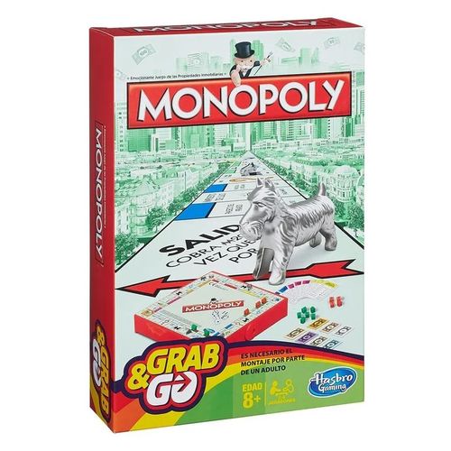 Jogo Monopoly Grab & Go - B1002 - Hasbro