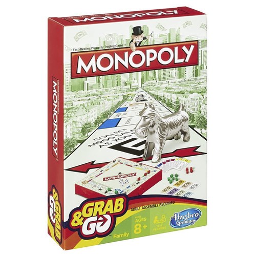 Jogo Monopoly Grab & Go - Hasbro