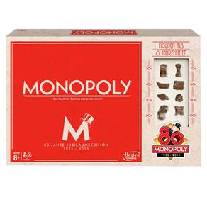 Jogo Monopoly Hasbro 80 Anos