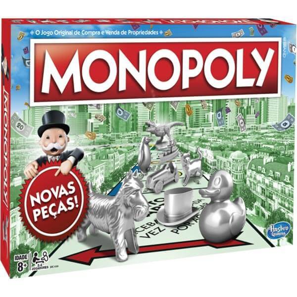 Jogo Monopoly Novos Tokens - Hasbro - Gama Ud