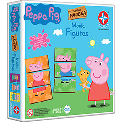 Jogo Monta Figuras Peppa Pig - Estrela