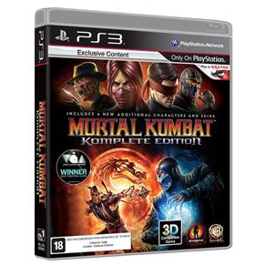 Jogo Mortal Kombat Komplete Edition - PS3 - Jogo Mortal Kombat Komplete Edition - PS3