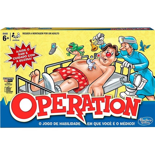 Jogo Operando Clássico Original Hasbro