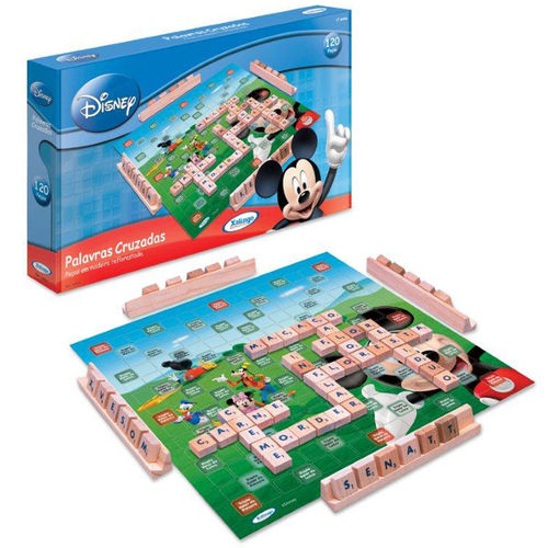 Jogo Palavras Cruzadas - Mickey Disney - Xalingo