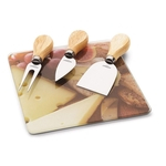 Jogo para queijo 4 peças - RICAELLE