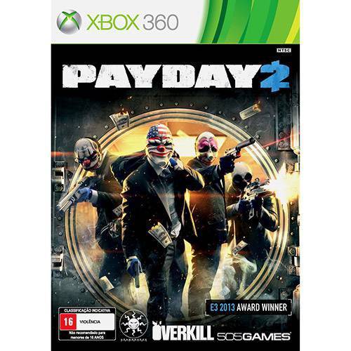 Tudo sobre 'Game Xbox 360 PayDay 2'