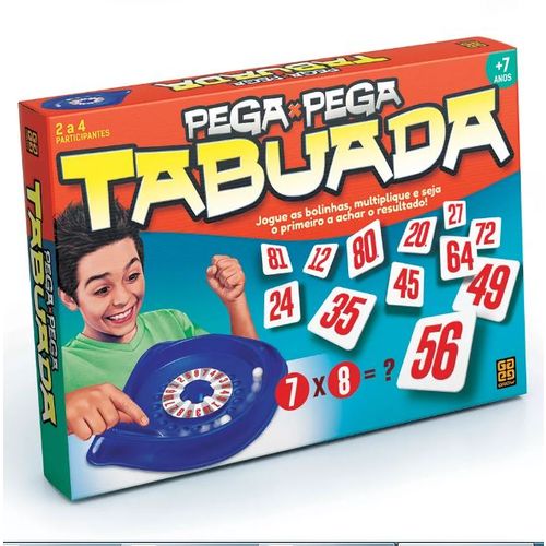 Jogo Pega-pega Tabuada 01467 Grow