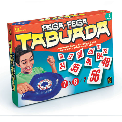 Jogo Pega-pega Tabuada - 2018 - Grow
