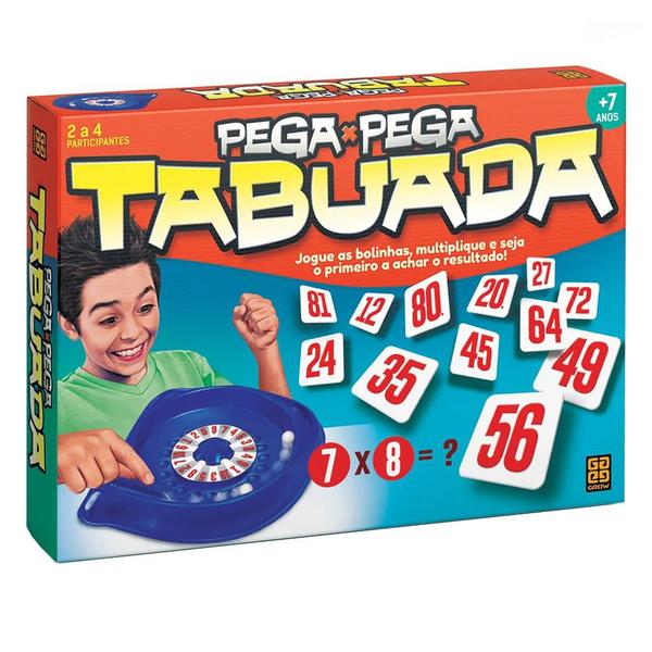 Jogo Pega-Pega Tabuada GROW